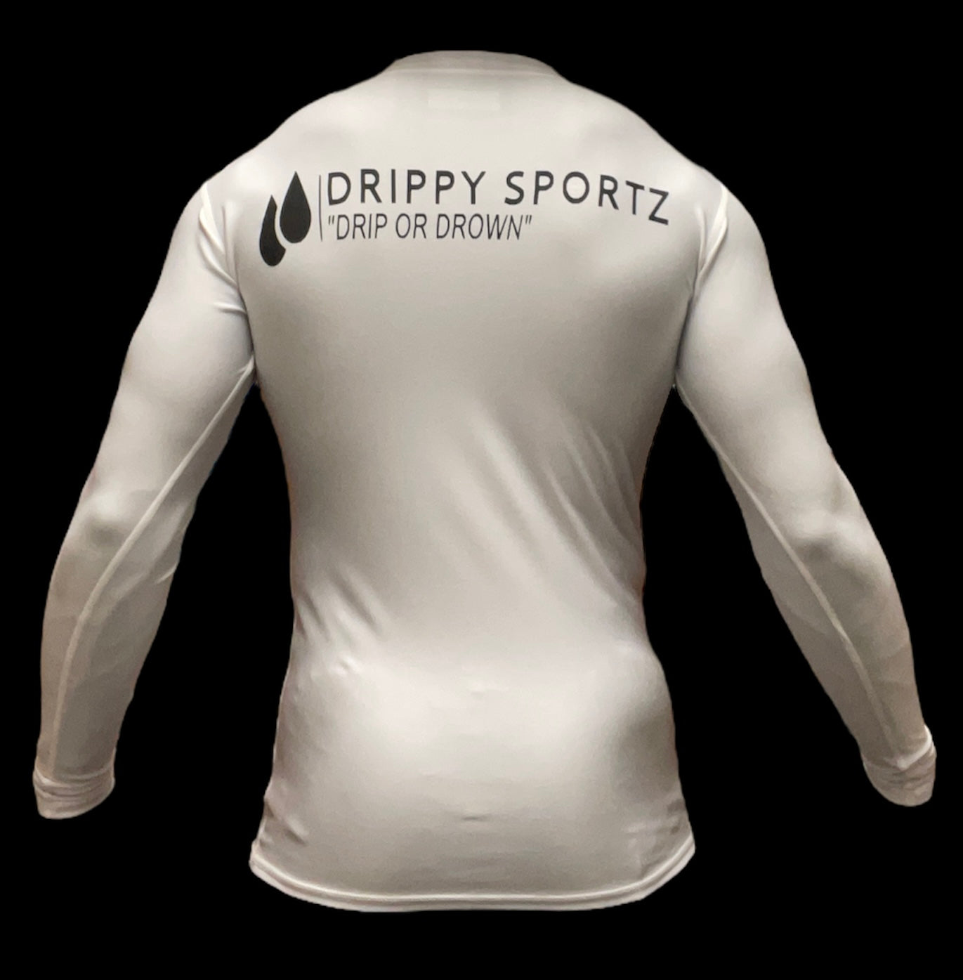 Drippy Sportz White Long Sleeve Dri-FIT